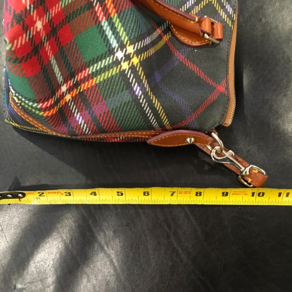 Dooney & Bourke Tartan Plaid Domed Satchel - Picture 16 of 16